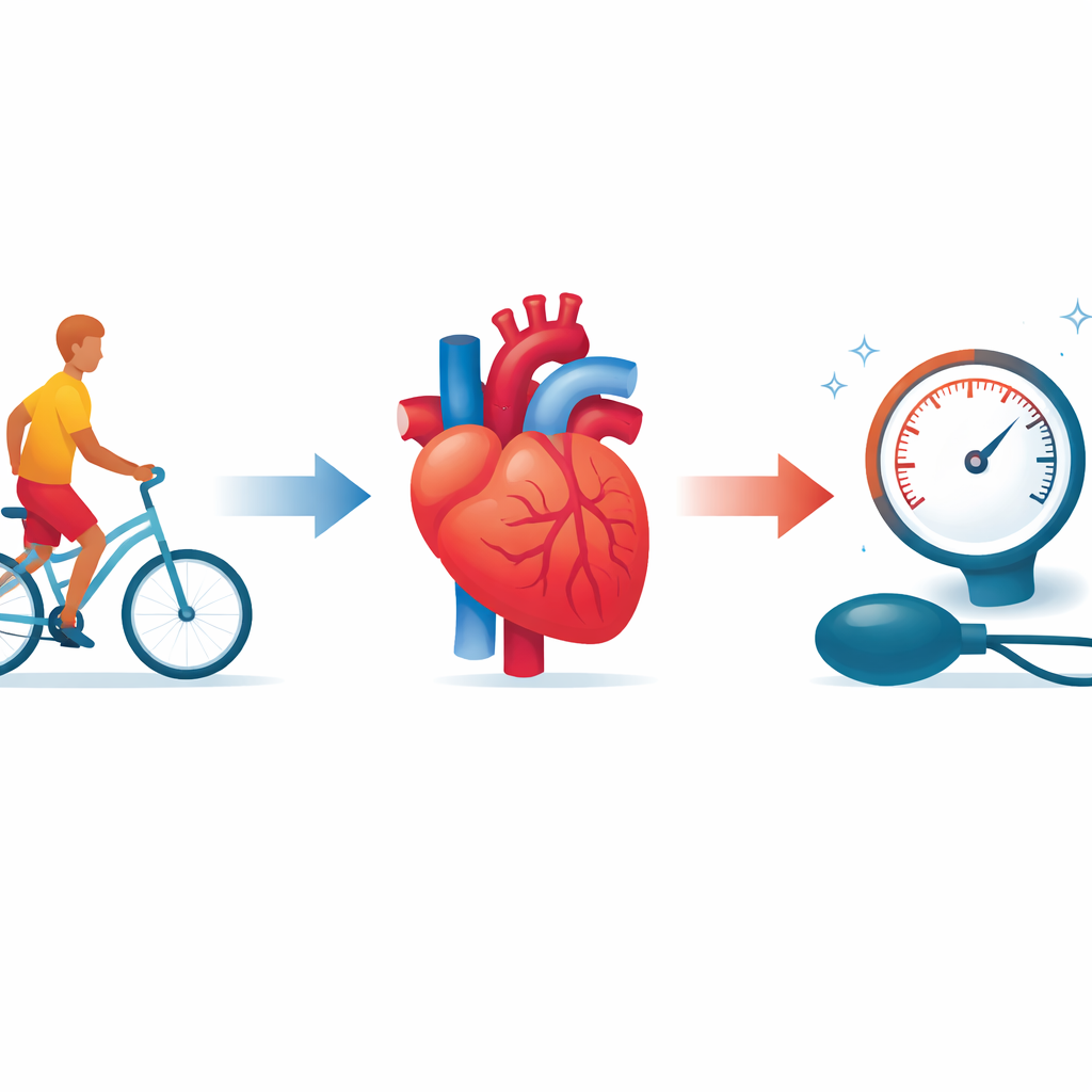 Figure 1. How a single workout can briefly lower blood pressure in everyday life