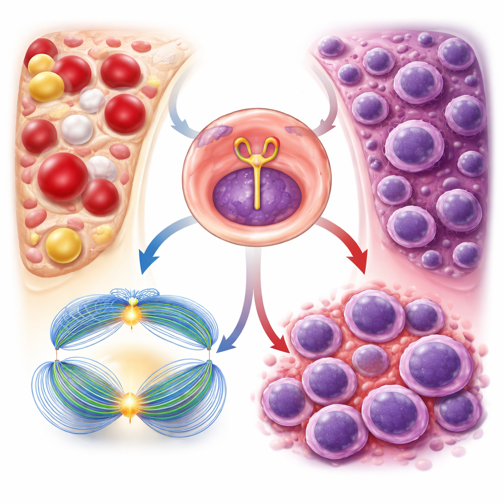 Figure 1. Hidden immune receptor inside leukemia cells controls how aggressively cancer grows.