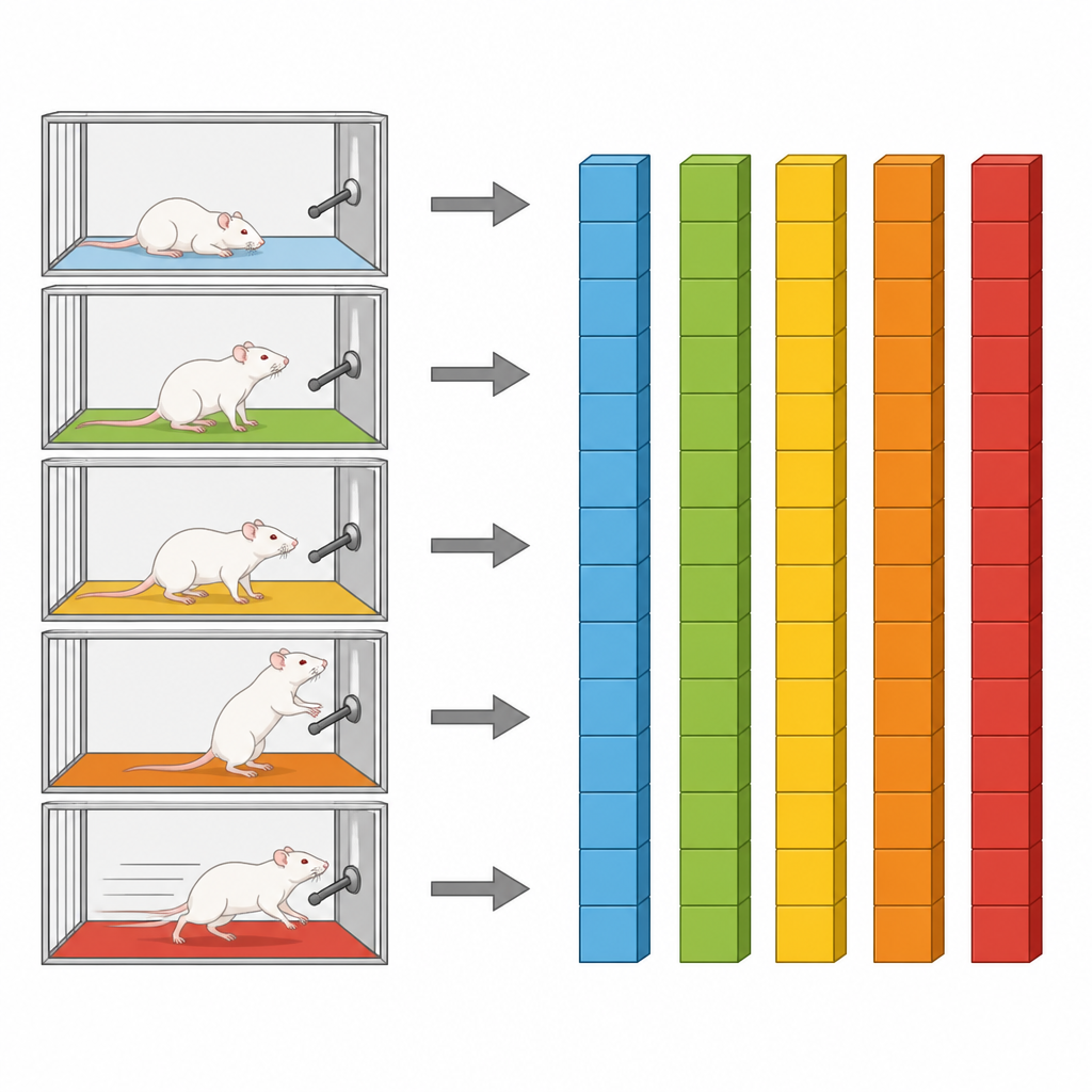 Figure 1. Diversi livelli di attività pre-droga convergono nello stesso uso elevato e prolungato di cocaina nei ratti.