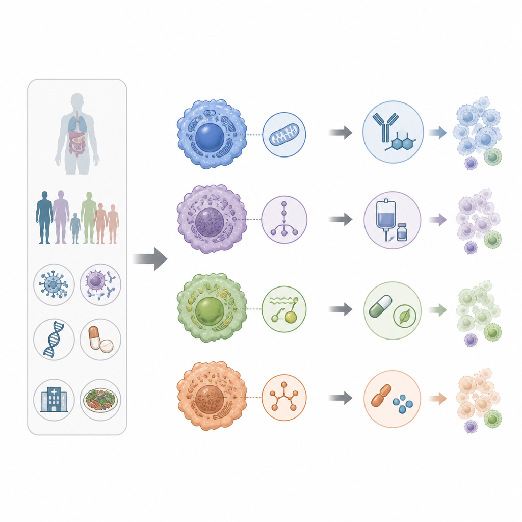 Figure 1. Different lymphoma fuel styles can guide which treatments work best for each patient.