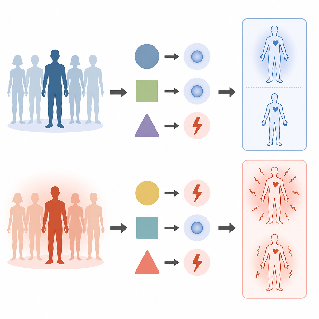 Figure 1. Come persone con e senza ansia apprendono quali segnali indicano sicurezza o minaccia in un semplice esperimento con scosse.