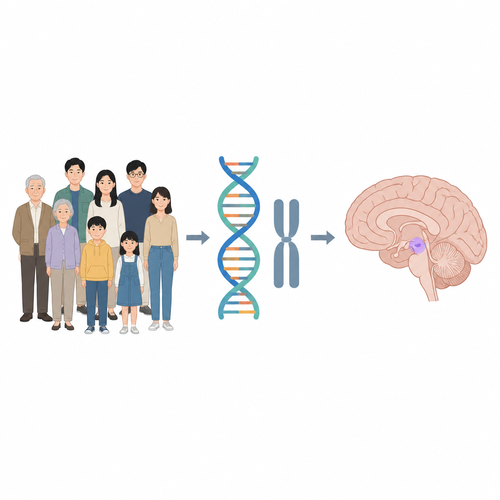 Figure 1. Come una rara variazione genetica dell’Asia orientale può incrementare il rischio di Alzheimer influenzando le cellule cerebrali