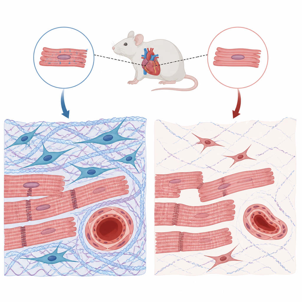 Figure 1. Come Charme modella le cellule di supporto del cuore e l’ambiente tissutale dallo sviluppo alla funzione nell’adulto.