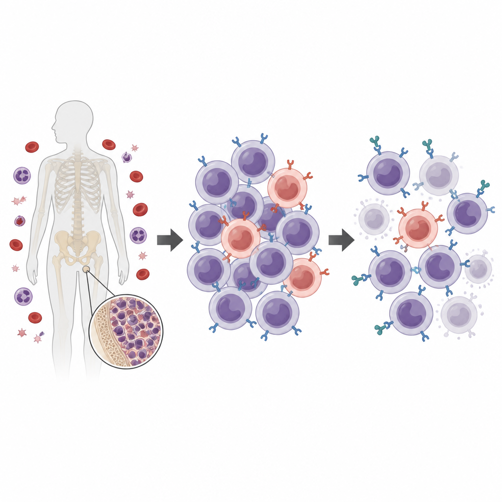 Figure 1. How blocking a lysosome protein can help chemotherapy kill resistant leukemia cells more effectively.