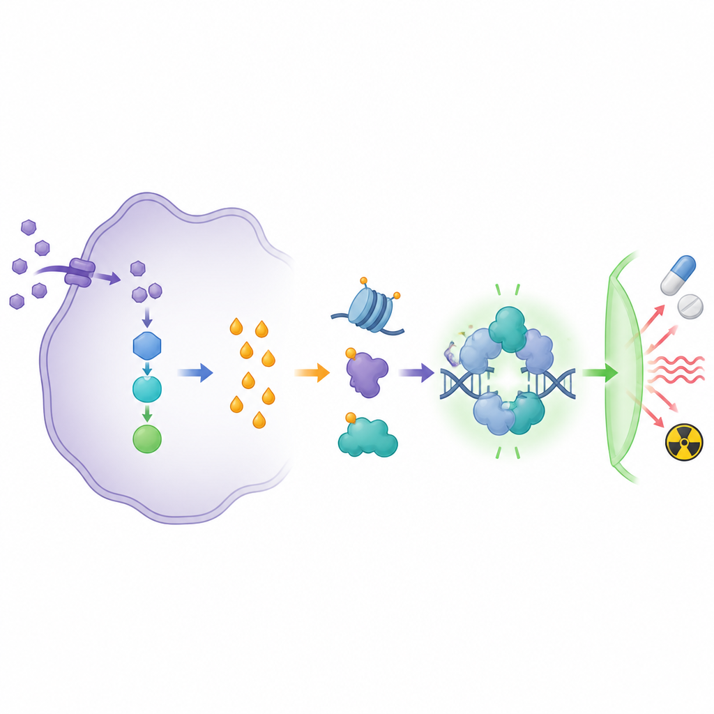 Figure 2. תגיות שנוצרו מלקטט מעצימות מכונות תיקון ה-DNA בתוך תאי הסרטן, ועוזרות להם לשרוד קמו־תרפיה וקרינה.