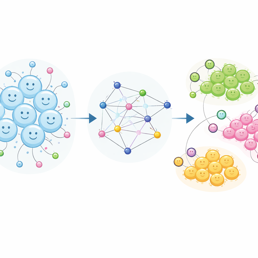 Figure 2. Graph-based view shows how cells split into distinct states and which genes drive each change step by step.