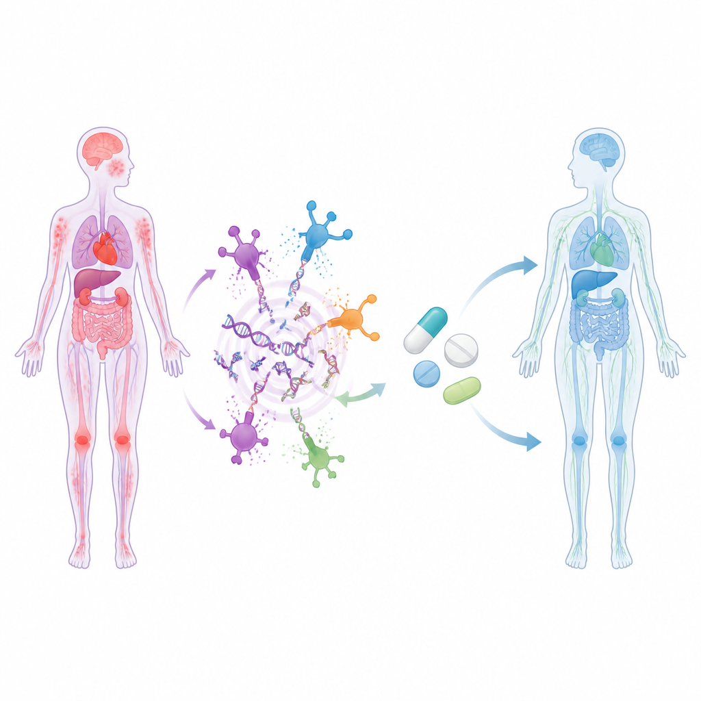 Figure 1. Un fármaco anticoagulante calma una alarma de ADN sobreactivada que impulsa los ataques inmunitarios relacionados con el lupus.