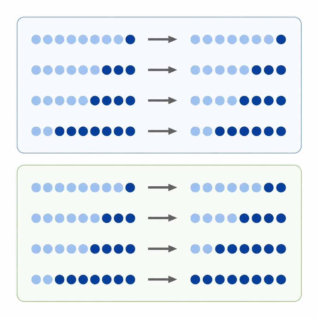 Figure 2. Porównanie procentowych przesunięć znaczników metylacji DNA z surowymi różnicami wyjaśnia, dlaczego niektóre sygnały nowotworowe były ukryte.