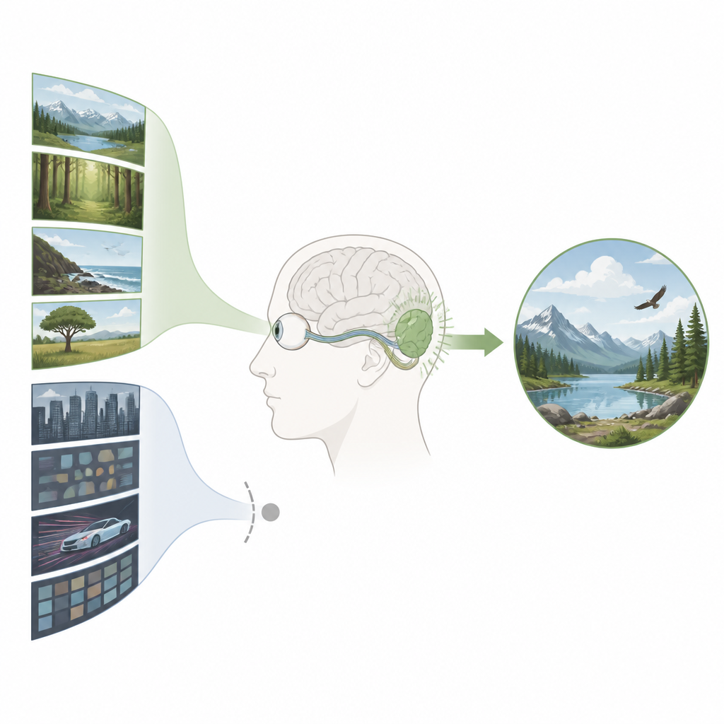 Figure 1. Natural scenes reshape visual sensitivity even when they are not the focus of attention.