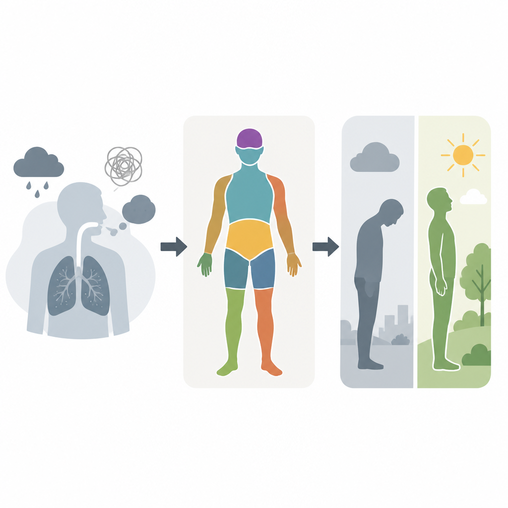Figure 1. How low mood and COPD together shape overall day to day health.