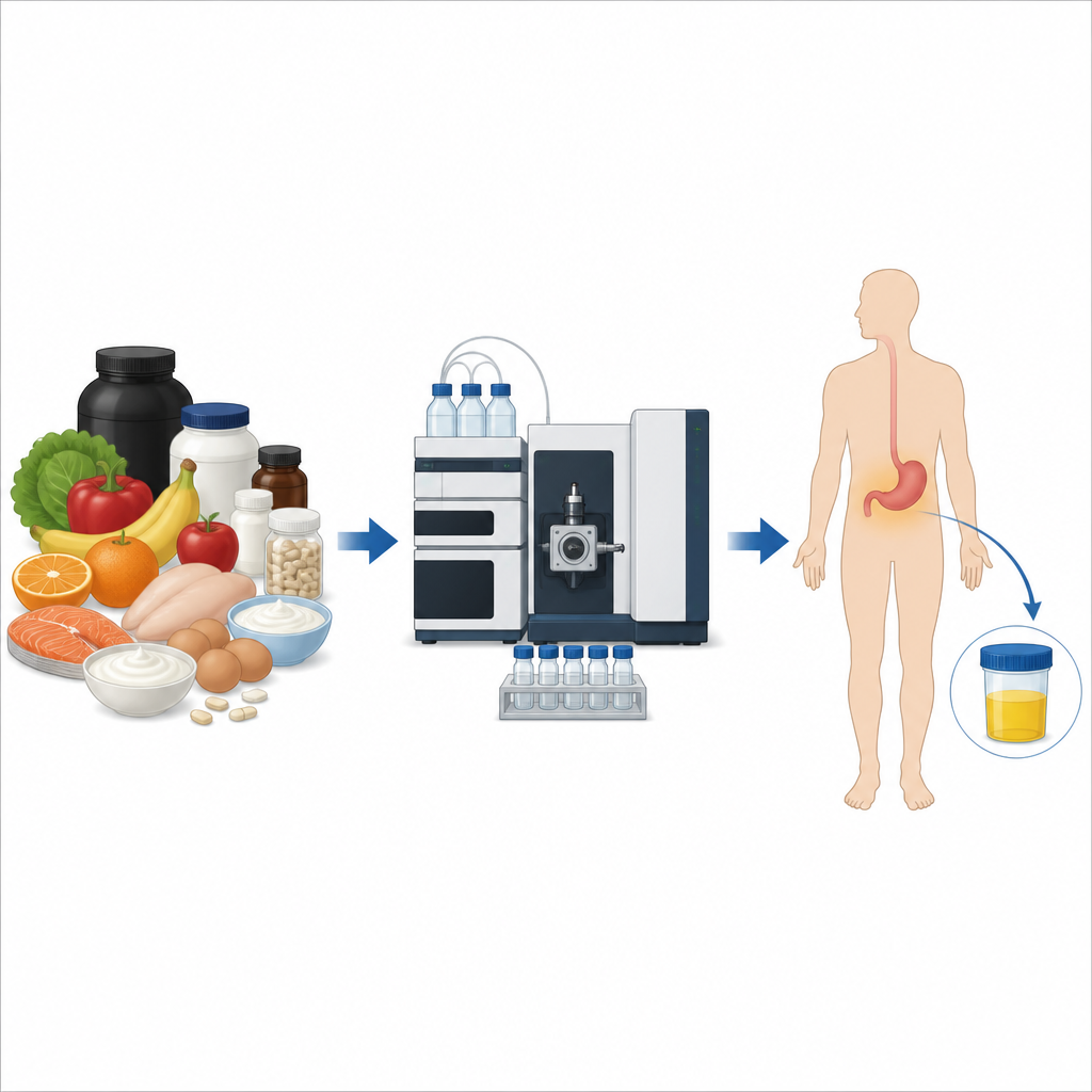 Figure 1. Yiyeceklerin ve takviyelerin, idrar testlerinde ortaya çıkan ilaç benzeri kimyasallar içerebilmesi.