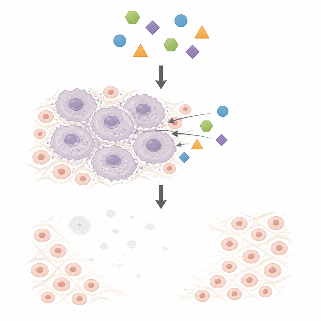 Figure 1. Compounds that selectively clear harmful senescent cells while sparing healthy tissue
