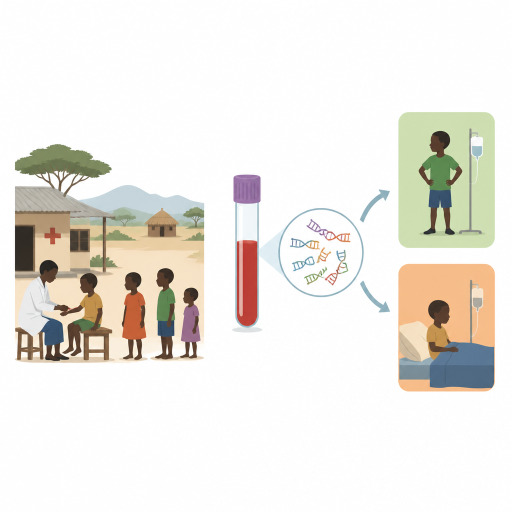 Figure 1. Blood test helps quickly identify a fast-growing childhood cancer where lab resources are limited.