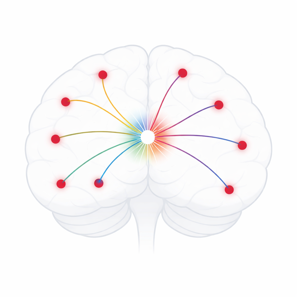 Figure 1. Different brain injuries all funneled into the same shared circuit instead of revealing distinct disease networks.