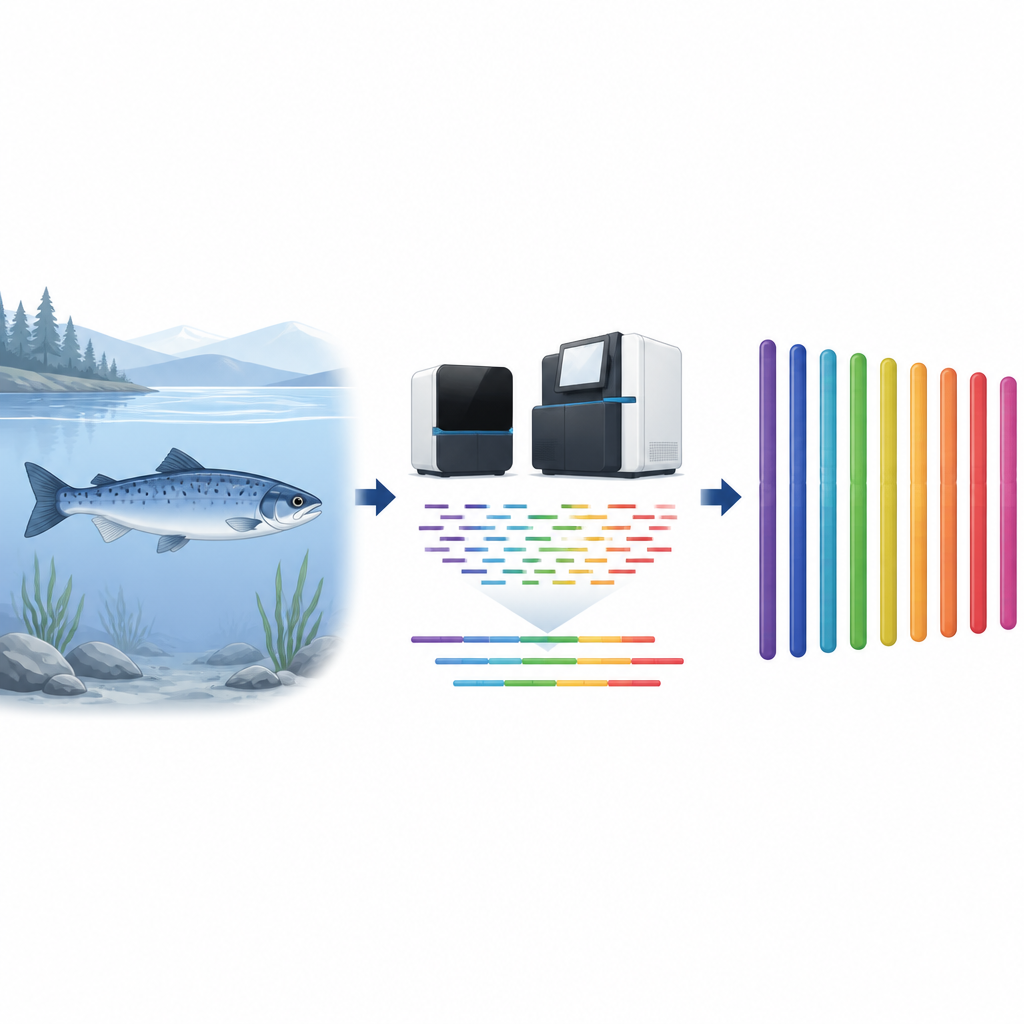 Figure 1. Von einem winzigen Kaltwasserfisch zu einer vollständigen, lückenfreien Karte aller Chromosomen.