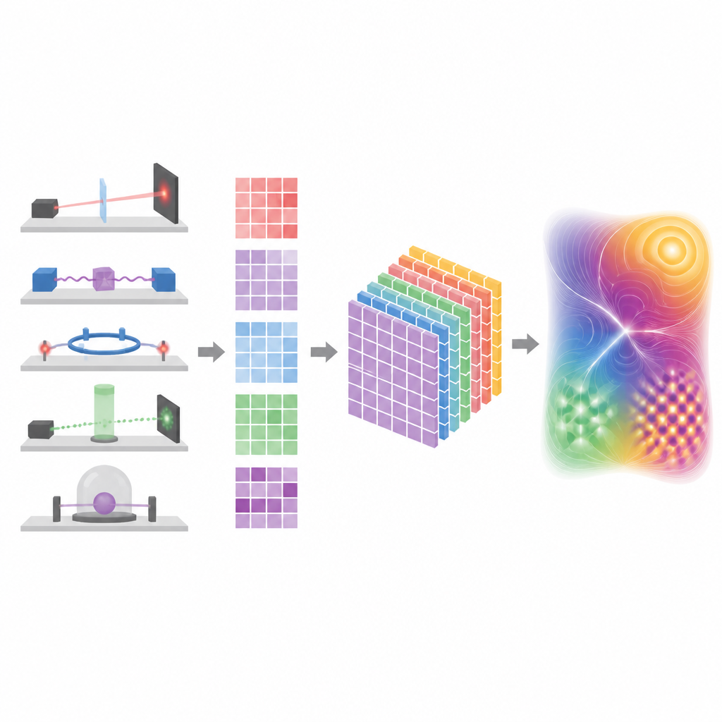Figure 1. Come estendere le matrici di Heisenberg a tensori fornisce un quadro più ricco e chiaro dei fenomeni quantistici e delle misure di laboratorio