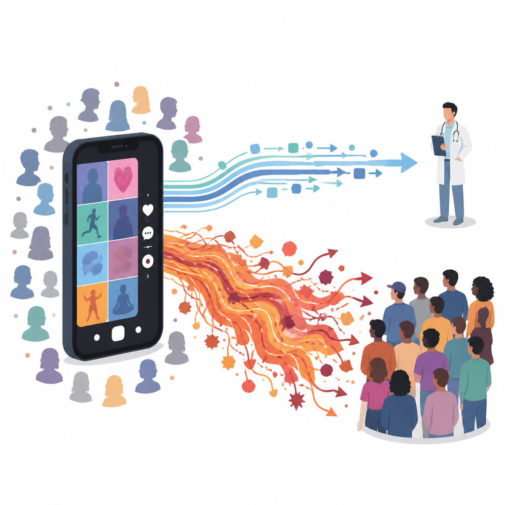 Figure 1. Kısa videolar yoluyla TikTok’un insanların ani kardiyak ölüm hakkında ne öğrendiğini nasıl biçimlendirdiği