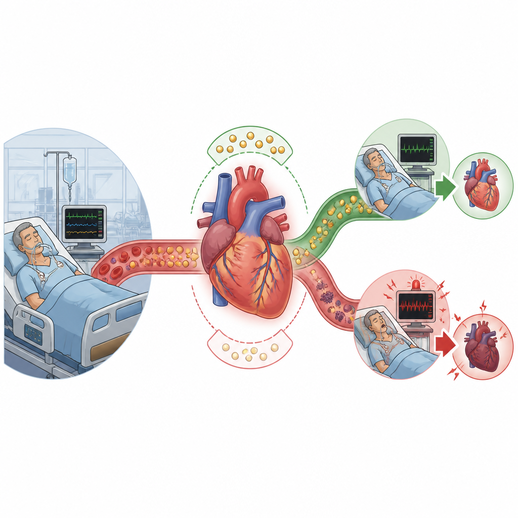 Figure 1. Come i livelli di calcio nel sangue dei pazienti con insufficienza cardiaca in terapia intensiva si collegano alla probabilità di arresto cardiaco improvviso.