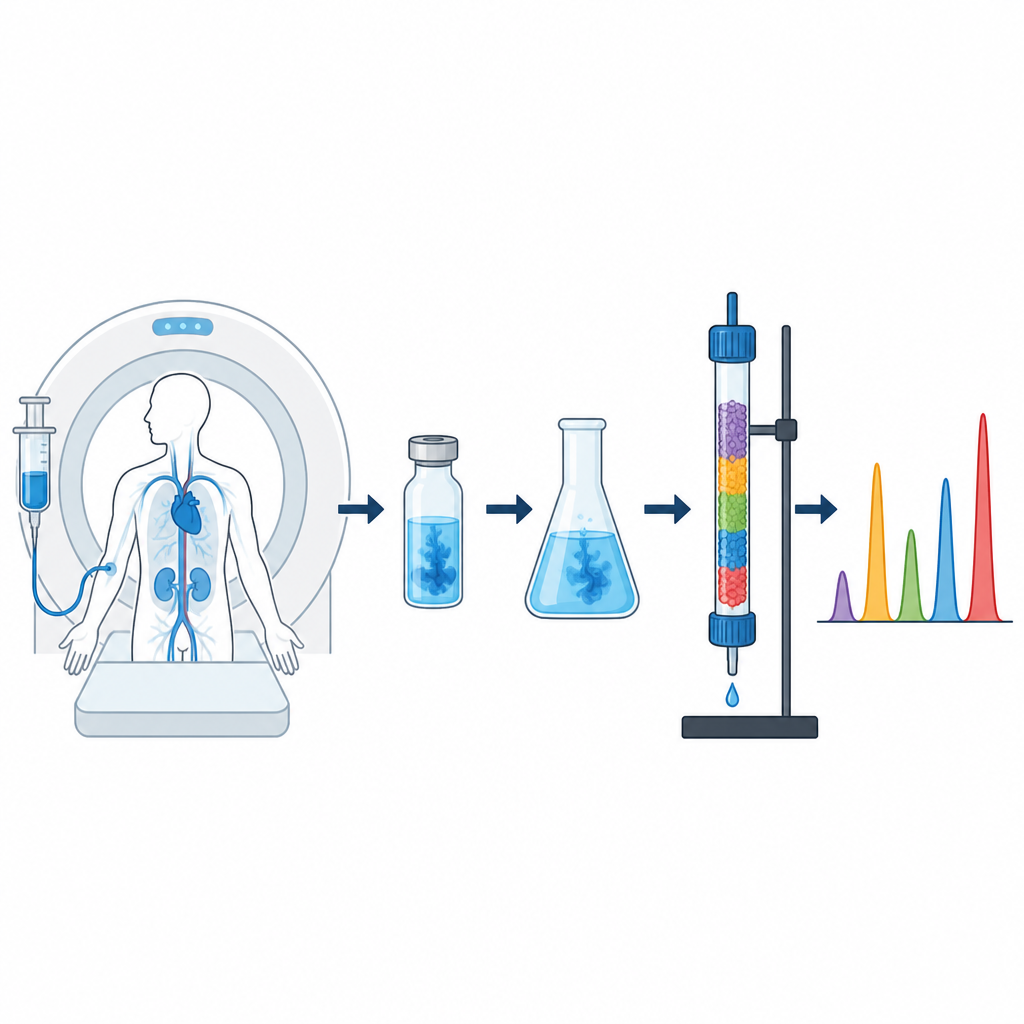 Figure 1. How careful lab testing keeps contrast dye impurities low before medical imaging reaches patients