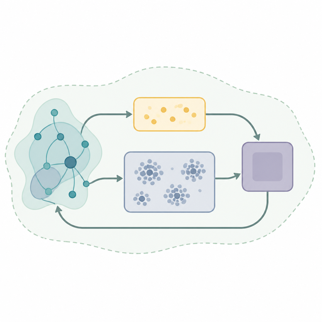 Figure 1. Veilig leersysteem gebruikt dubbele geheugens en een veiligheidsfilter om complexe processen te sturen zonder grenzen te overschrijden