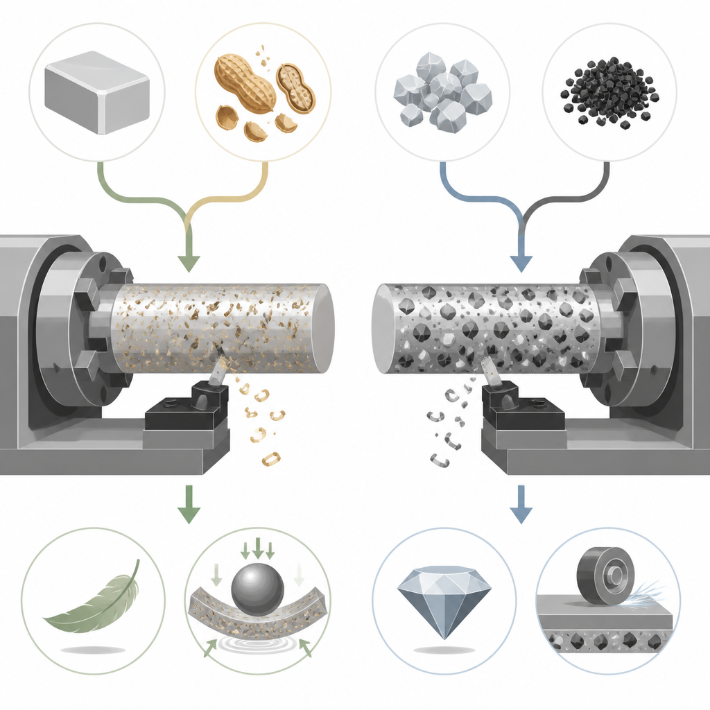 Figure 1. Hoe pinda-schilmateriaal en keramische poeders aluminium veranderen in twee op maat gemaakte, milieuvriendelijke constructiematerialen.