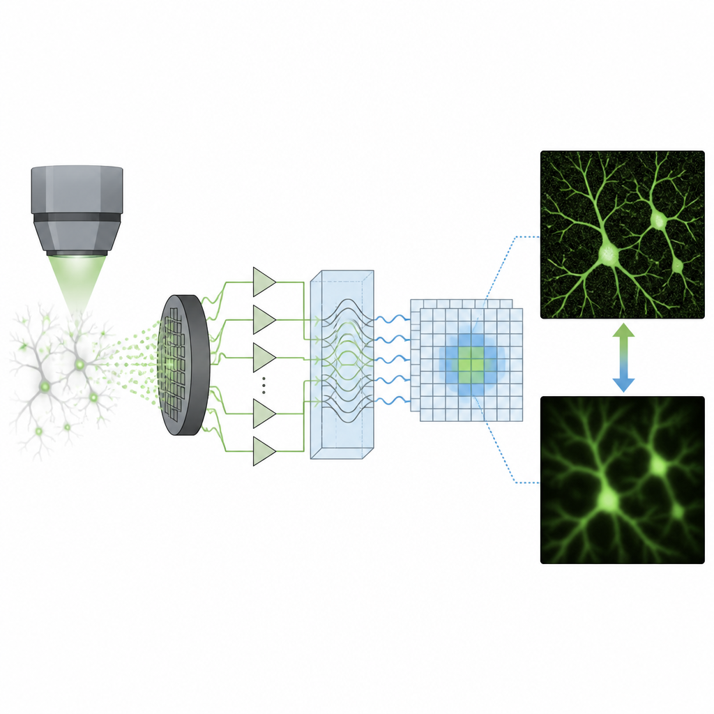 Figure 2. Hoe detectorelektronica ruis in pixelgegevens kan gladstrijken, waardoor de helderheid verbetert maar fijne beelddetails stilletjes vervagen.