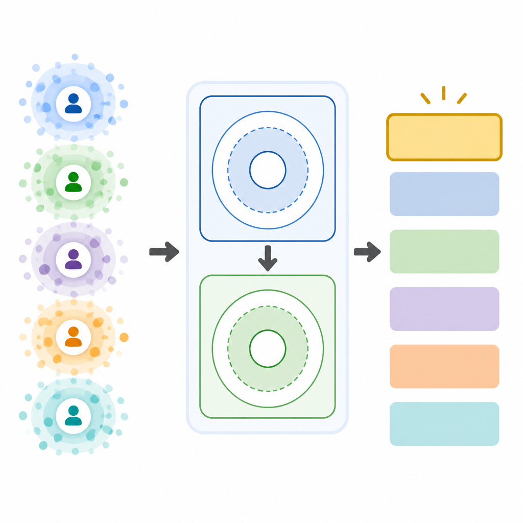 Figure 2. How circular fuzzy logic combines expert views to rank career training options and highlight the most effective program.