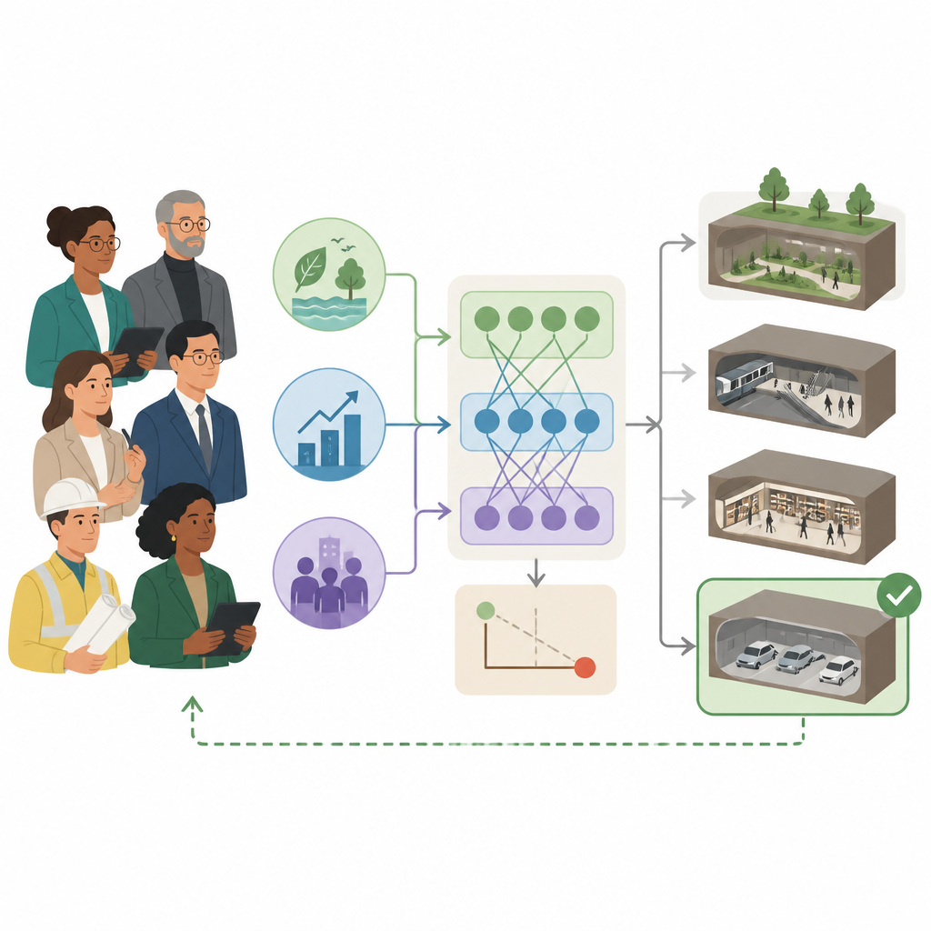 Figure 2. Jak eksperci oceniają i porządkują różne projekty podziemne, aby ograniczyć zanieczyszczenie wód przybrzeżnych.