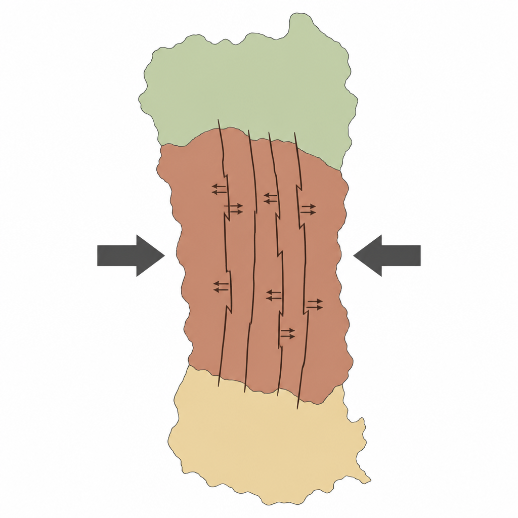 Figure 1. Wie riesige verborgene Gesteinskorridore unter Ägypten von Norden nach Süden verlaufen und die alte Kruste sowie ihren Mineralreichtum mitformen.