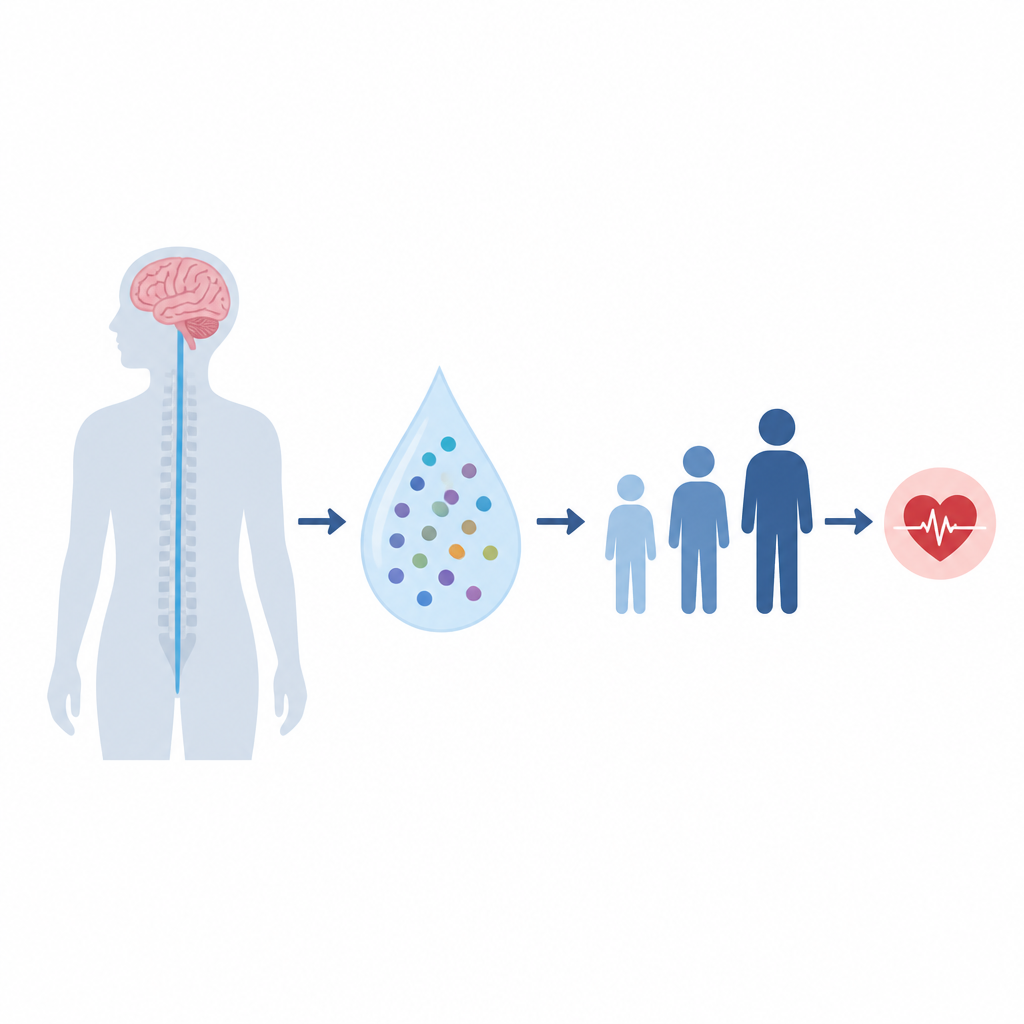 Figure 1. How brain fluid proteins in ME/CFS relate to illness severity and heart rate problems when standing