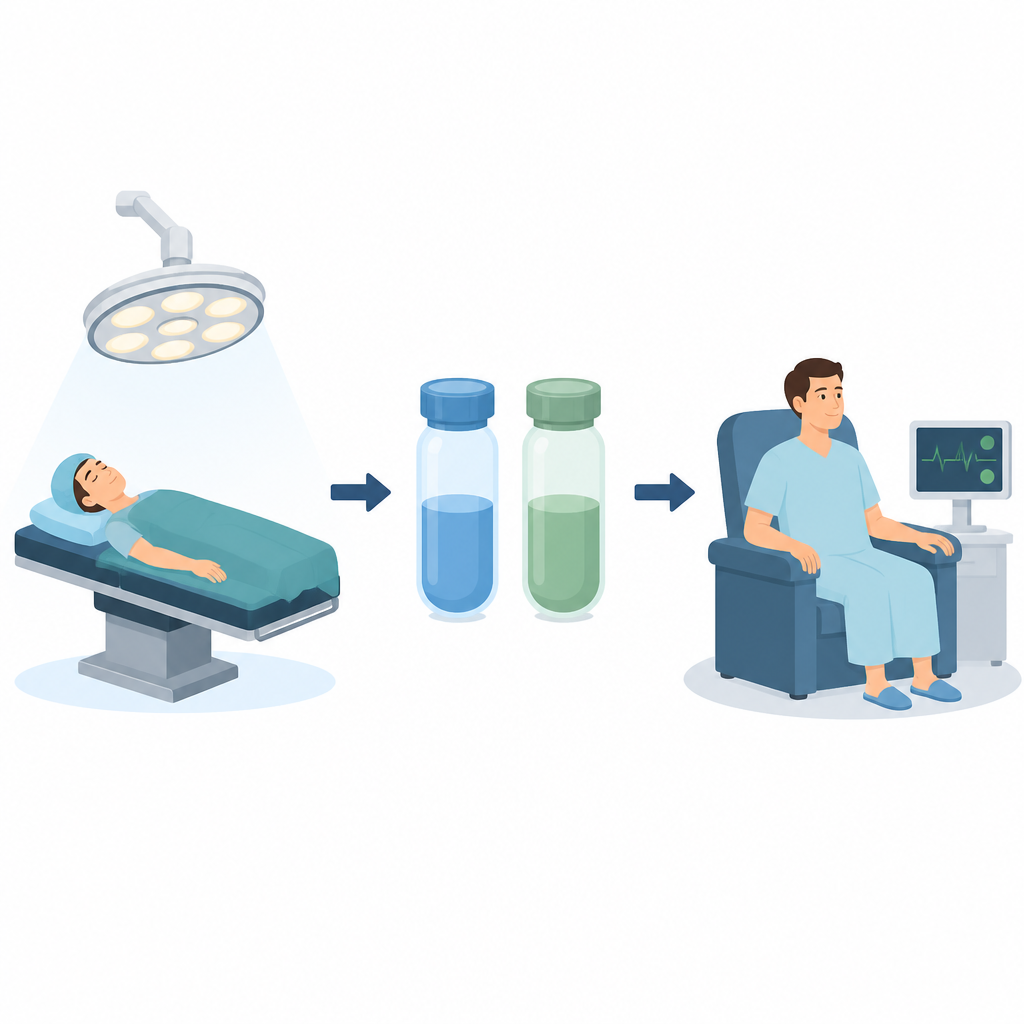 Figure 1. Due farmaci per il ritorno della funzione neuromuscolare portano a un recupero simile nei pazienti obesi con apnea del sonno dopo interventi in giornata.
