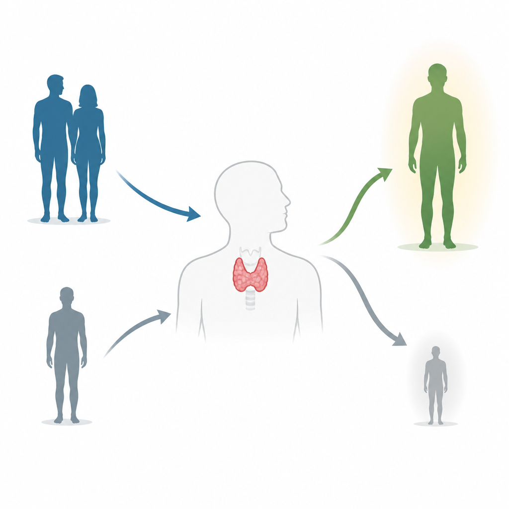 Figure 1. Come le relazioni personali strette si collegano alla sopravvivenza in un tipo specifico di cancro alla tiroide.