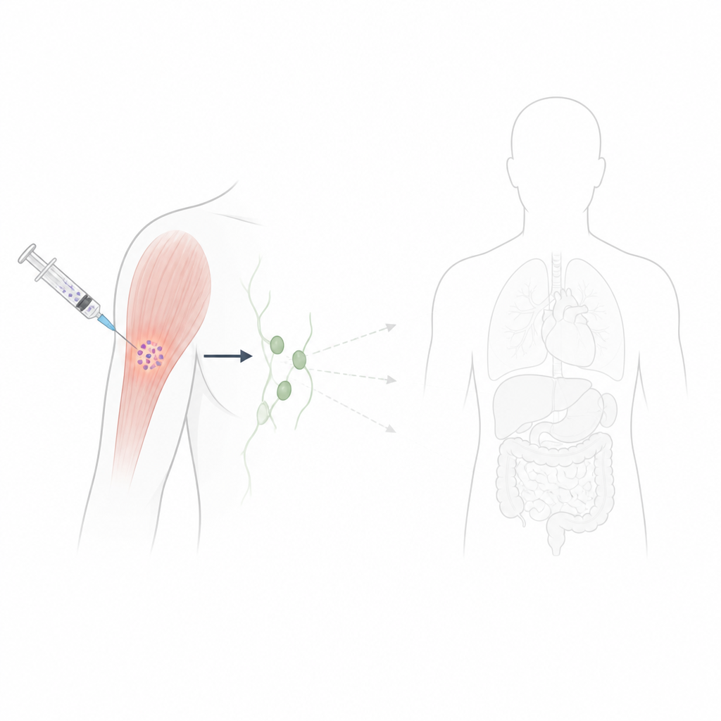 Figure 1. Wo COVID-19-mRNA-Impfstoffe und ihr Spike-Protein nach einer Impfung im Körper verbleiben