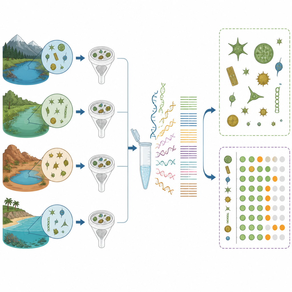 Figure 2. Su filtrelemenin, DNA okumanın ve bunu hücre boyutu ile karbonla karşılaştırmanın DNA okuma sayısını gerçek sayımlara dönüştürmenin sınırlarını nasıl gösterdiği.