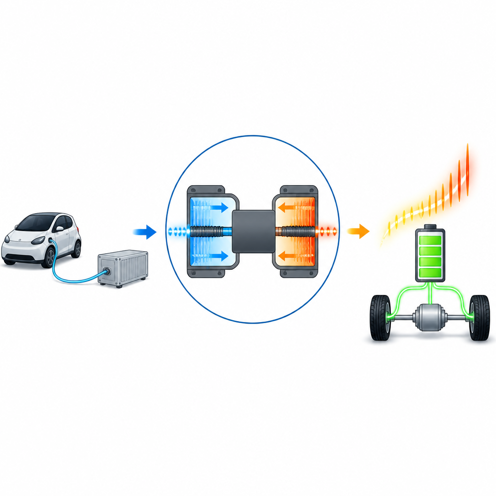 Figure 1. Come spinte elettriche gentili avviano un motore lineare per l’estensione di autonomia
