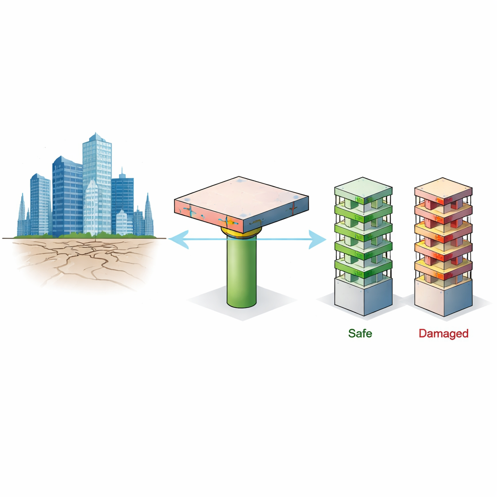 Figure 1. Datagedreven modellen voorspellen hoe vlakke plaatverbindingen in gebouwen zich gedragen wanneer de aarde schudt.