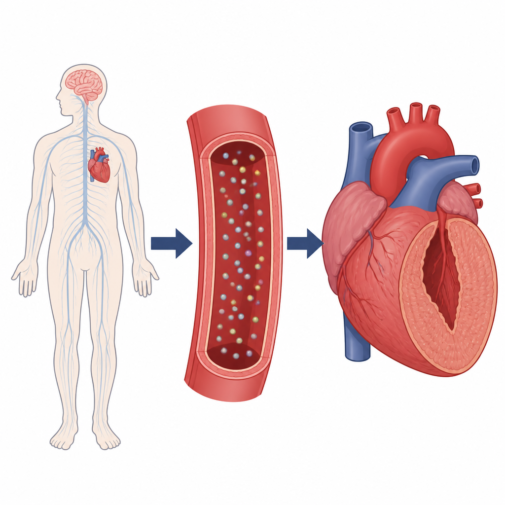 Figure 1. Bloedsignalen van microRNA verbinden een zeldzame zenuwaandoening met verborgen veranderingen in het hart.