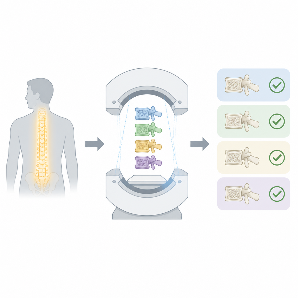 Figure 1. Routine CT-scans kunnen de botsterkte betrouwbaar onthullen, zelfs wanneer de stralingsniveaus sterk variëren.