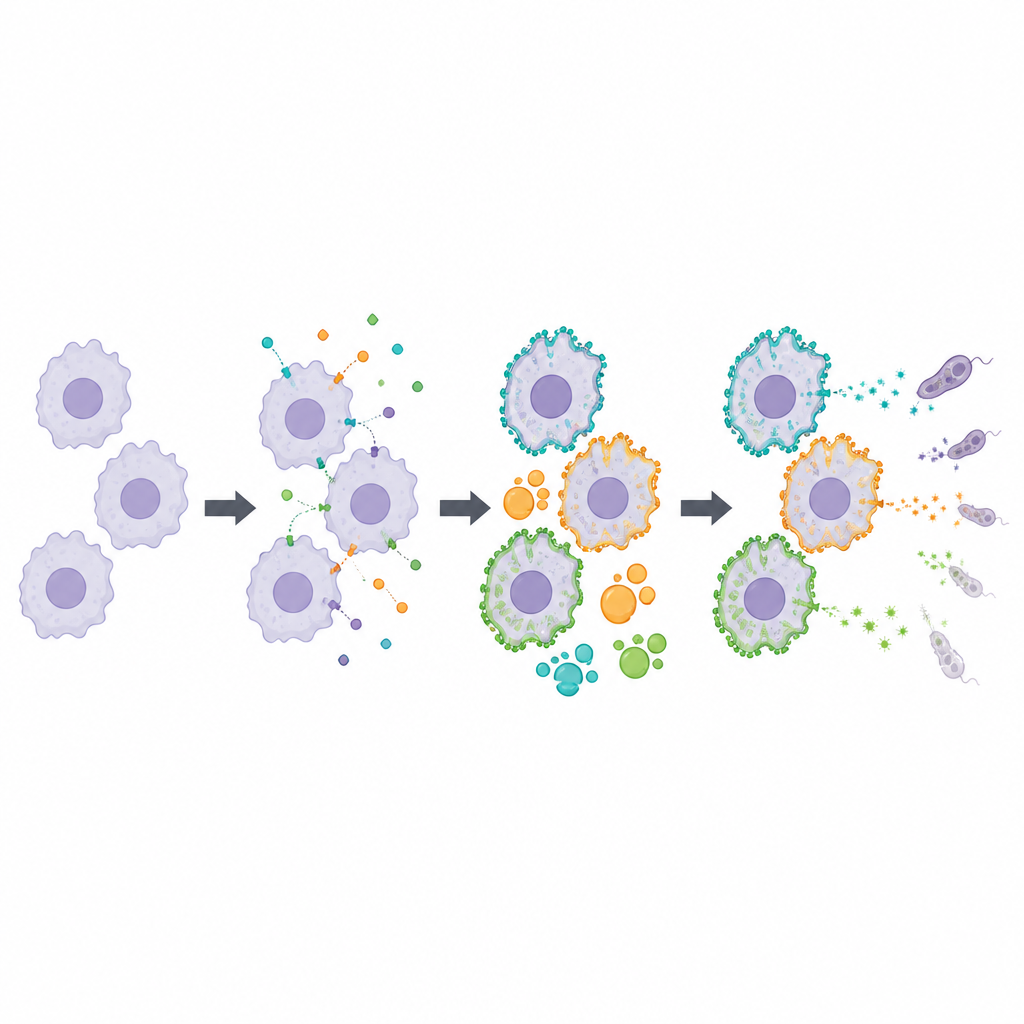 Figure 2. How a membrane remodeling enzyme in macrophages boosts nitric oxide based defense against parasites.