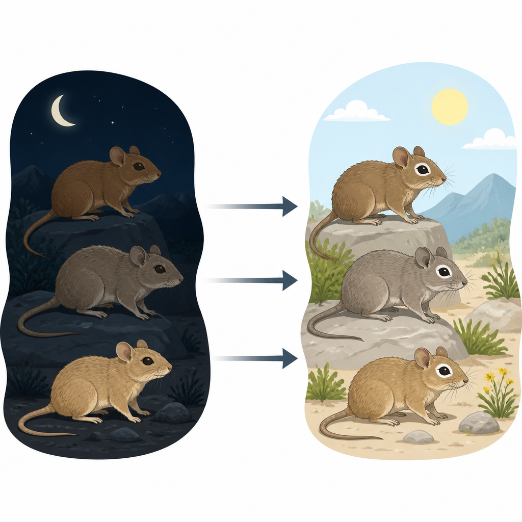 Figure 1. How daytime-living rodents repeatedly evolved bright eye circles that make their faces stand out