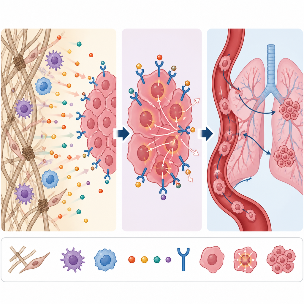 Figure 2. How age related signals switch on RAGE in tumors and drive breast cancer cells from the breast to the lungs
