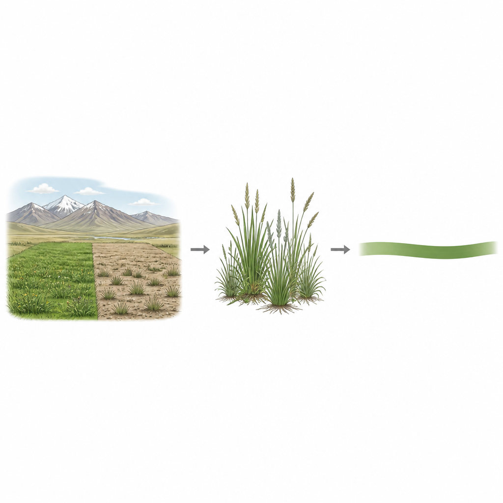 Figure 1. Come poche specie erbacee chiave mantengono stabili le steppe alpine tibetane nonostante i cambiamenti nei nutrienti del suolo