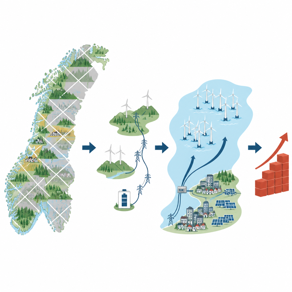 Figure 2. W jaki sposób ochrona cenionych krajobrazów ogranicza energetykę wiatrową na lądzie, zwiększa projekty morskie i fotowoltaikę oraz podnosi koszt czystej energii elektrycznej.