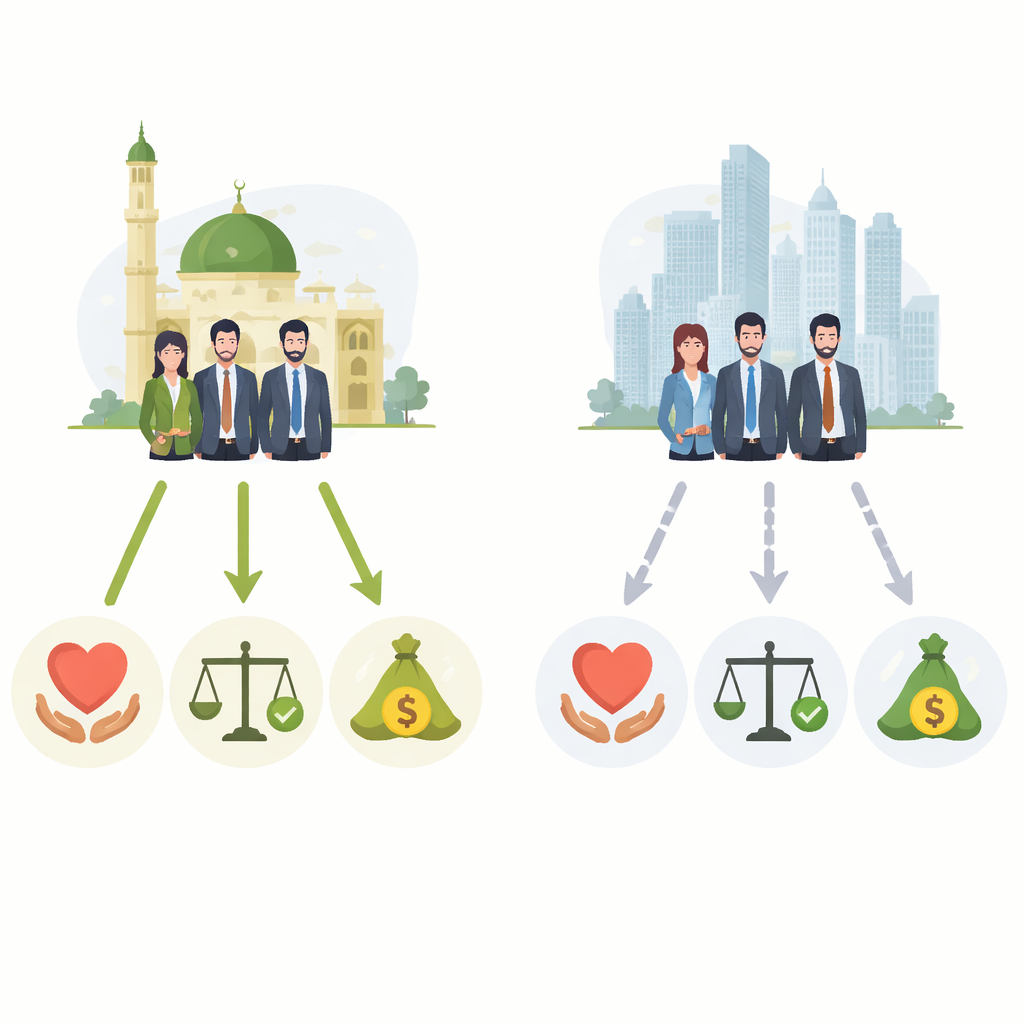 Figure 2. How spirituality strongly supports social responsibility for Pakistani managers but is weaker for Chinese managers
