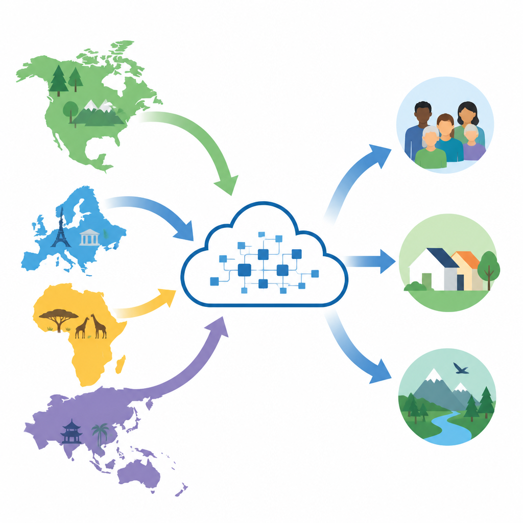 Figure 1. How trust in digital systems helps countries turn technology into economic growth and better lives.