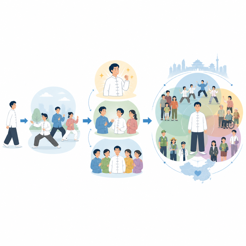 Figure 2. How joining regular traditional sports practice leads step by step to stronger community ties and civic engagement.