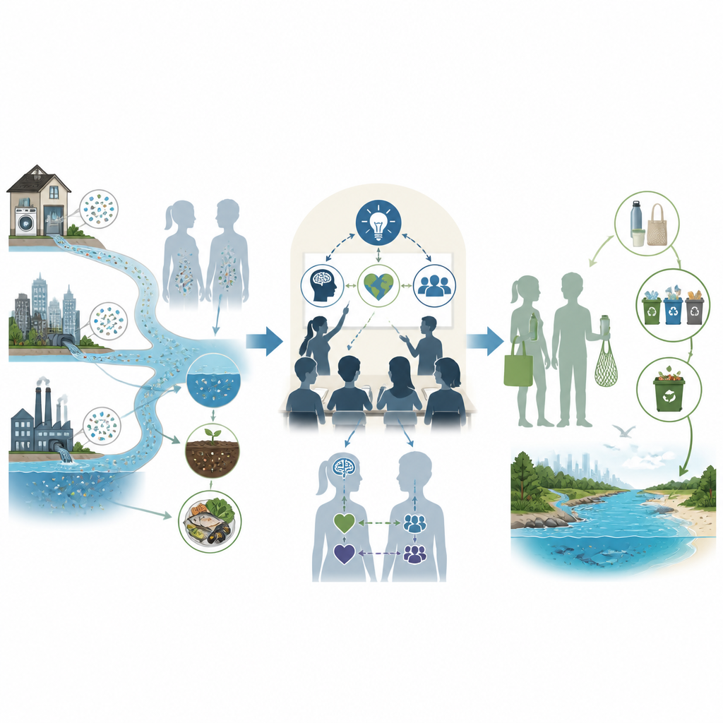 Figure 2. How knowledge and concern about tiny plastics can lead student teachers to change daily choices and reduce pollution.